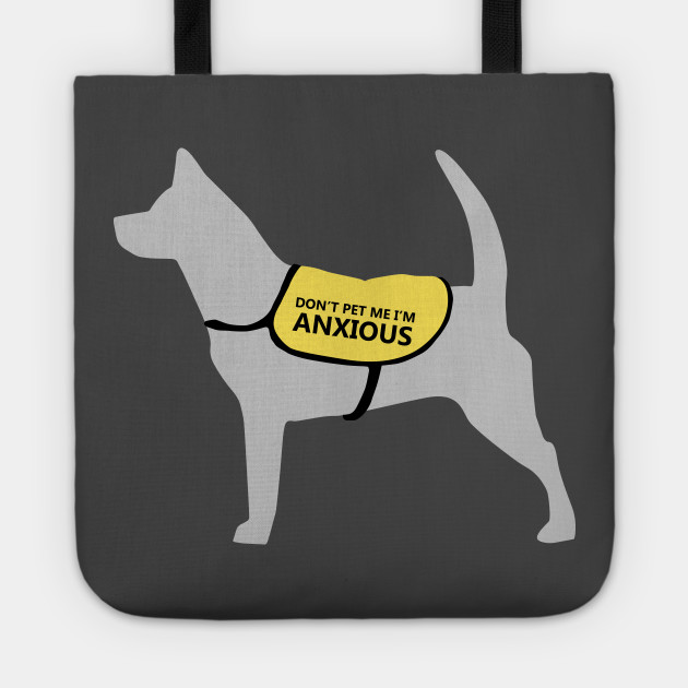 anxious dog warning vest