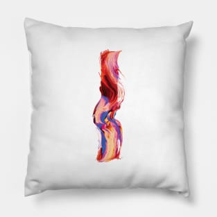 Colorful Painted Initial Letter I Pillow