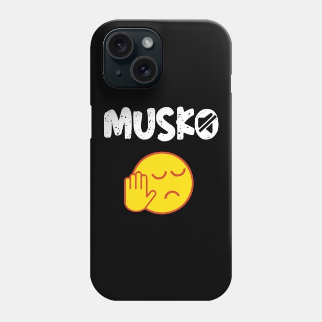 Musko Telugu Shutup funny telugu quote meme Phone Case by alltheprints