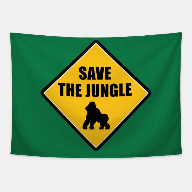 Save the jungle Tapestry by AsKartongs