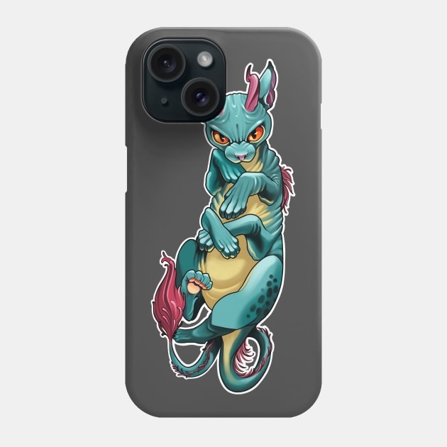 Demonic Cat Centipede Phone Case by Vika_lampa_13