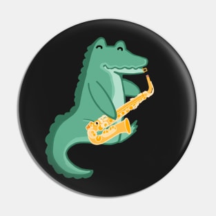 Alto Saxophone Alligator Pin