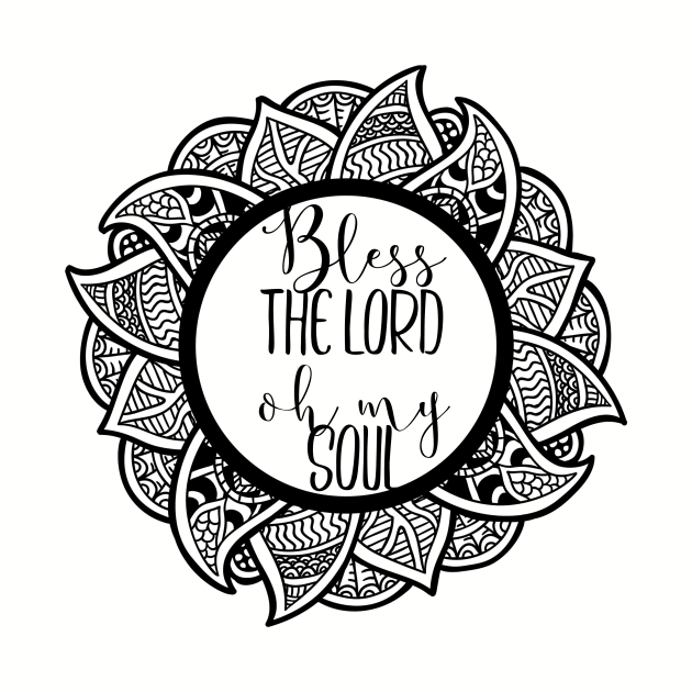 Bless the Lord oh my SOUL (inside wrought iron wreath) by PersianFMts