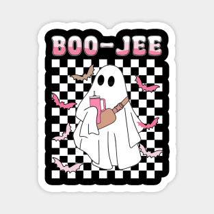 Spooky Season Cute Ghost Halloween Costume Boujee Boo-Jee Magnet