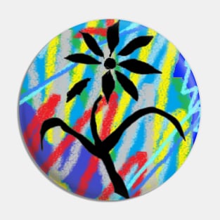 flower graffiti pop Pin