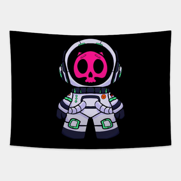 Cute astronout Tapestry by inzaki_lab