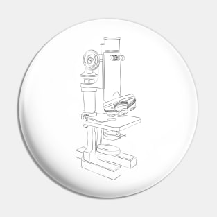 Retro microscope Pin