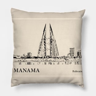 Manama - Bahrain Pillow