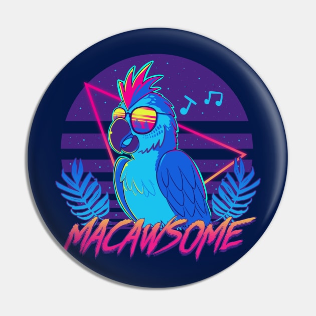 Macawsome Pin by TechraNova