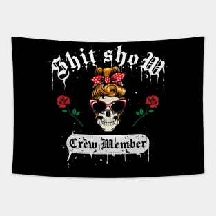 Shit Show Crew Member Tapestry