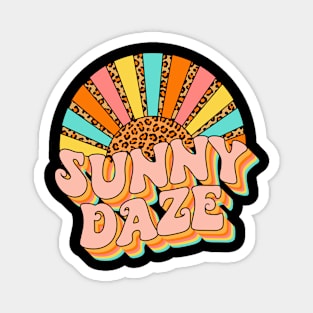 Sunny Daze Retro Magnet