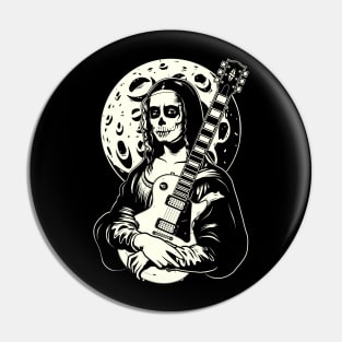 Mona The Guitar Player Pin