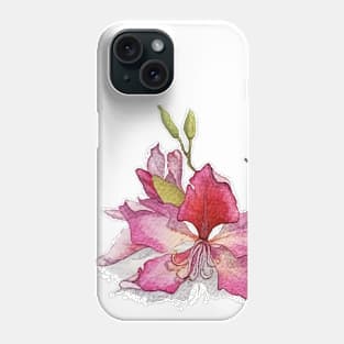 Bauhinia pink flower Phone Case
