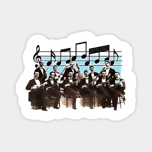 Vintage orchestra musical group with spanish artists Magnet