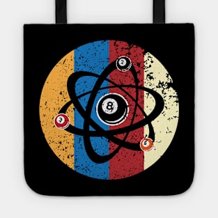 Billiards Ball Atom Science Pool Player Scientists Tote