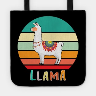 Vintage Retro Llama Tote