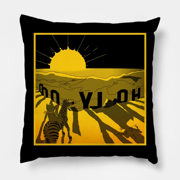 Top of the World Pillow by meantibrann