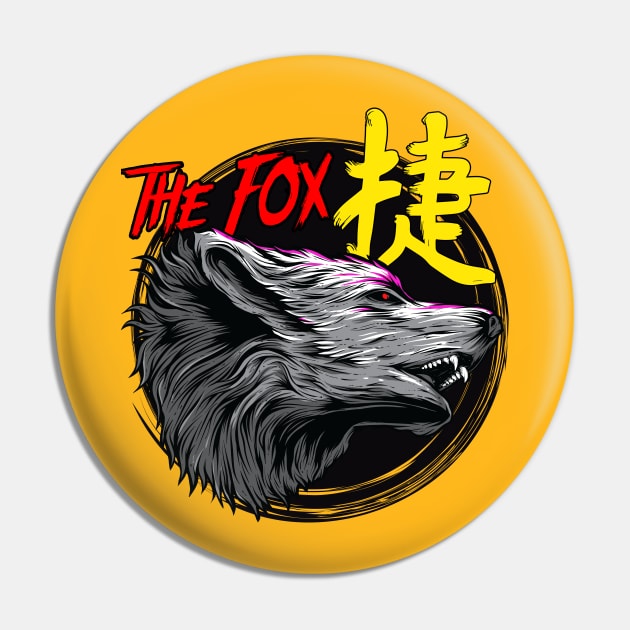 THE FOX ANIME Pin by theanomalius_merch