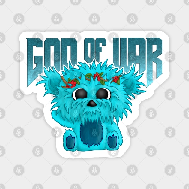 Beebo, God of War Magnet by LottieMockett