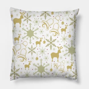 Winter pastel pattern design Pillow