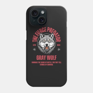 Gray Wolf Phone Case