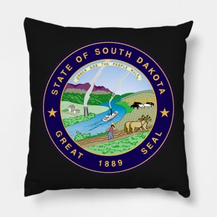 South Dakota Coat of Arms Pillow