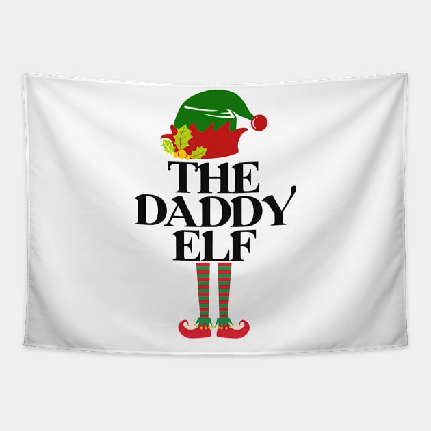 The Daddy Elf - Christmas Gift For Dad Tapestry by Animal Specials