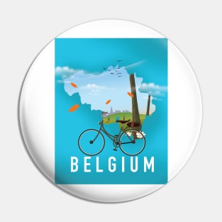 Belgium travel map Pin