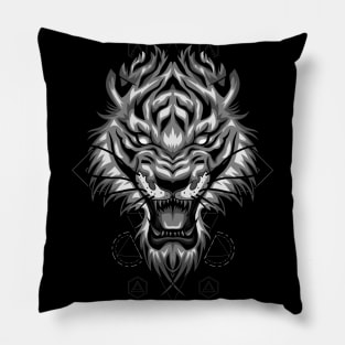 classic tiger head Pillow