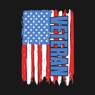 US Flag Veteran Graphic T-Shirt