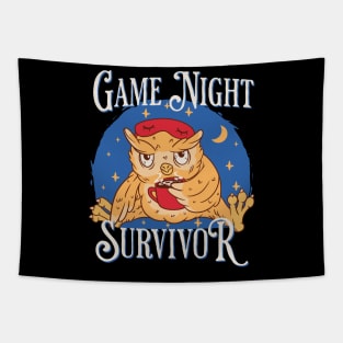 Funny Family Board Night  Game Host Game Night Survivor Tapestry