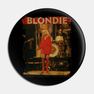 TEXTURE ART- Blondie Concert - RETRO STYLE Pin