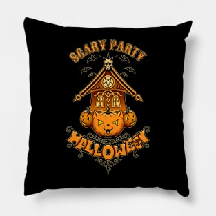 Scary party Pillow