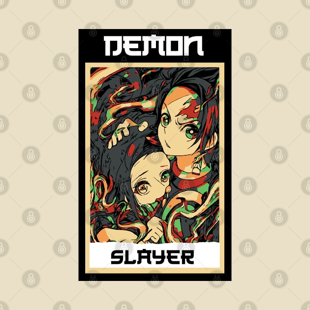 demon slayer retro by FIFTY CLOTH