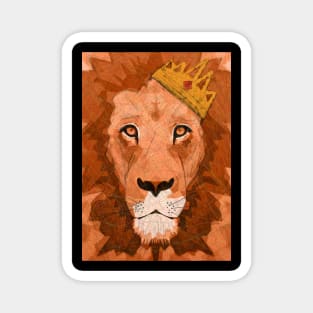 The King of Lions Magnet