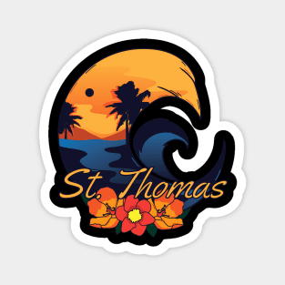 St Thomas Travel Magnet