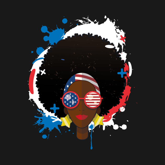 Afro American Girl by HarlinDesign