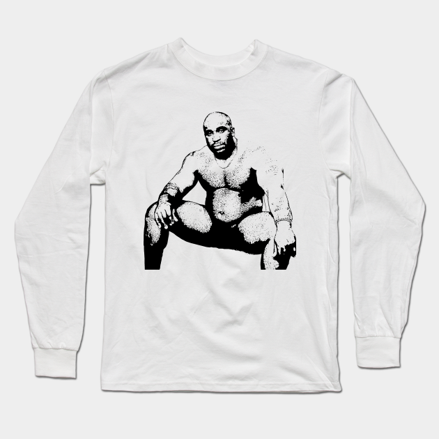 Barry Wood ( Naked Guy Sitting on a Bed ) 2 - Barry Wood - Long Sleeve T-Shirt