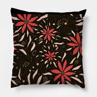 Floral Pattern Pillow