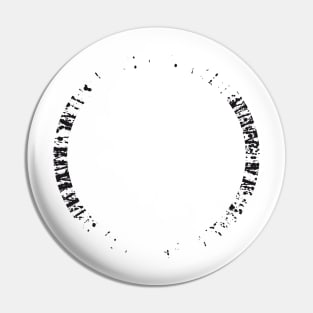 Splatters Circle Pin