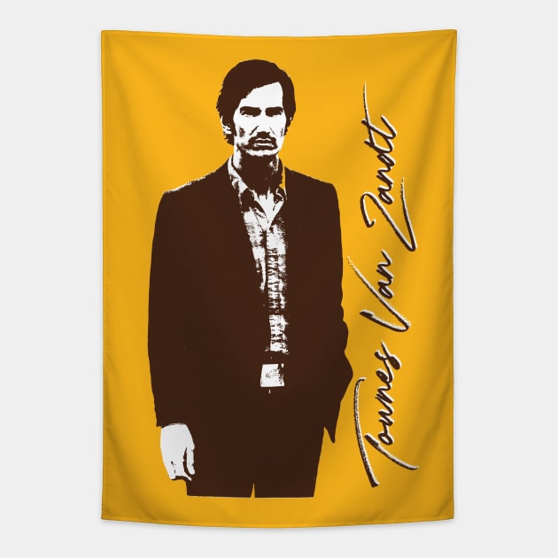 Townes Van Zandt Tapestry by DankFutura