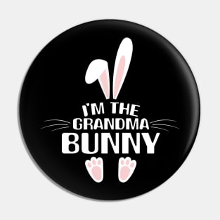 I'm The Grandma Bunny Cute Matching Family Easter Day Pin