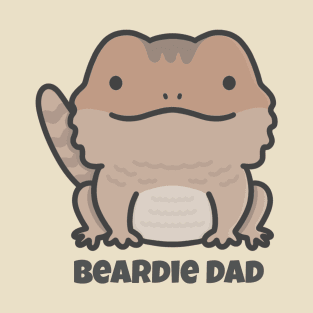 Brown Bearded Dragon Dad T-Shirt