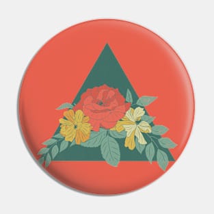 An aesthetic flower design Pin