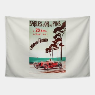Sables-d'Or-les-Pins France Vintage Poster 1927 Tapestry