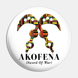 Akofena (Sword of War) Pin