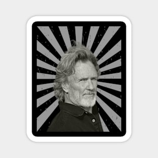 Retro Kristofferson Magnet