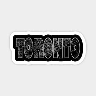 Toronto Street Map Magnet