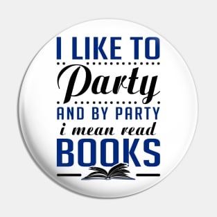 Party and books Pin