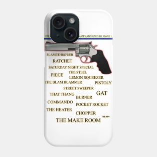 URBAN GUN NAMES Phone Case